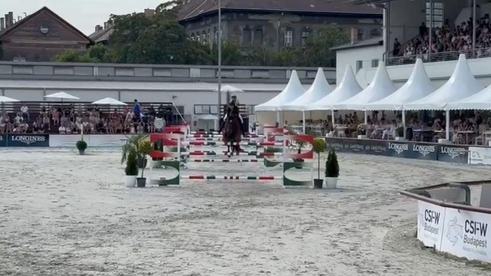 Vingrálková byla desátá v Grand Prix Budapešti. V rozeskakování chybovala